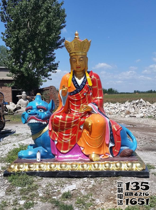 户外景区大型玻璃钢彩绘佛像地藏王雕塑 户外景区大型玻璃钢彩绘佛像地藏王雕塑