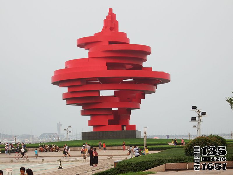 玻璃钢抽象艺术户外广场大型景观雕塑 玻璃钢抽象艺术户外广场大型景观雕塑