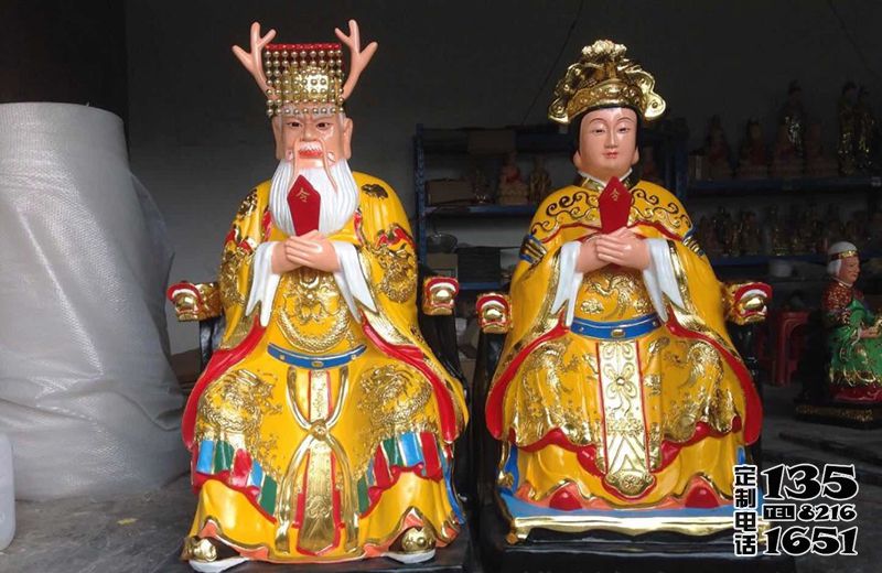 寺庙景区大型玻璃钢彩绘神佛龙母龙王雕塑 寺庙景区大型玻璃钢彩绘神佛龙母龙王雕塑