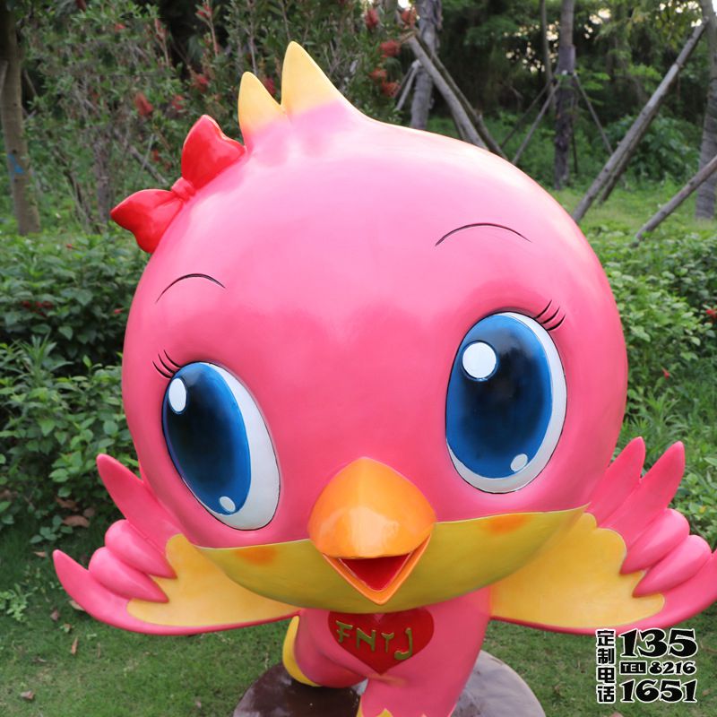 玻璃钢树脂童趣彩绘公园广场装饰品鸽子雕塑 玻璃钢树脂童趣彩绘公园广场装饰品鸽子雕塑